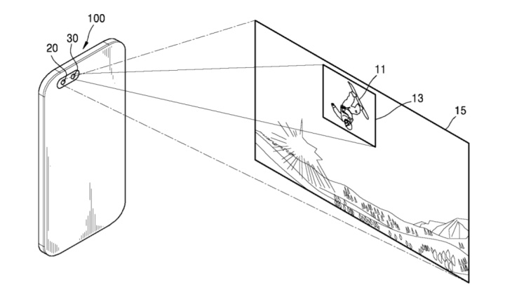 Самсунг патентует двойную камеру с телефото-объективом