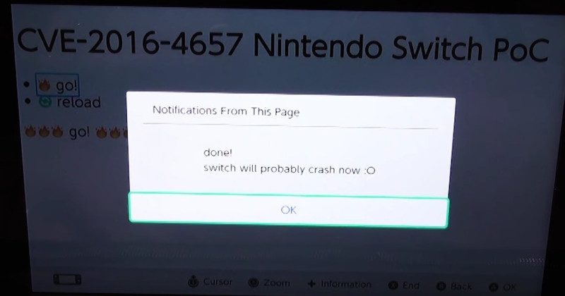 Хакер взломал консоль Nintendo Switch