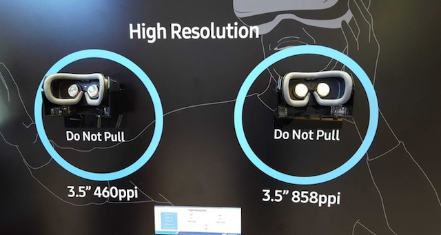 Самсунг представила экран для гарнитур VR с плотностью 858 пикселей на дюйм
