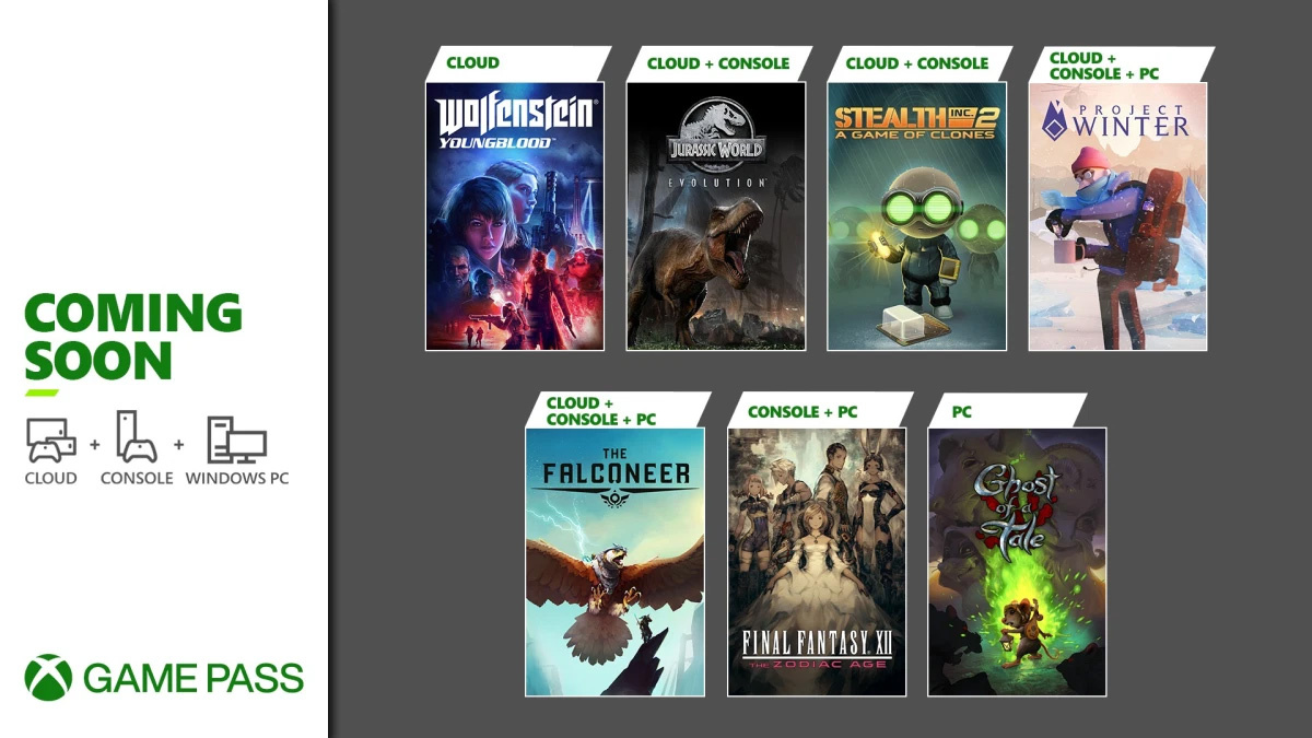 В феврале в каталог Xbox Game Pass добавят Final Fantasy XII, Jurassic World  Evolution и другие