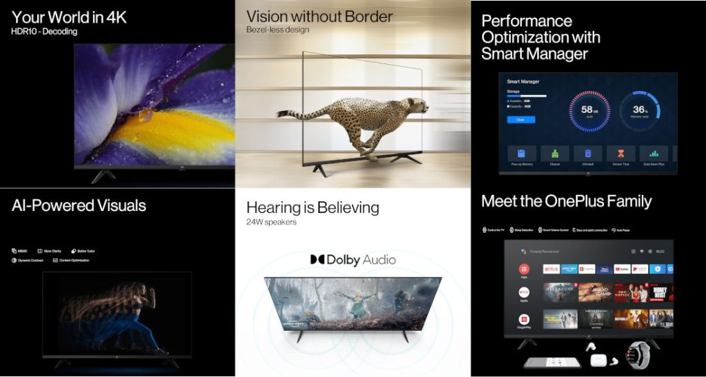 Готовится к выходу 50-дюймовый 4К смарт-телевизор OnePlus TV Y1S Pro 