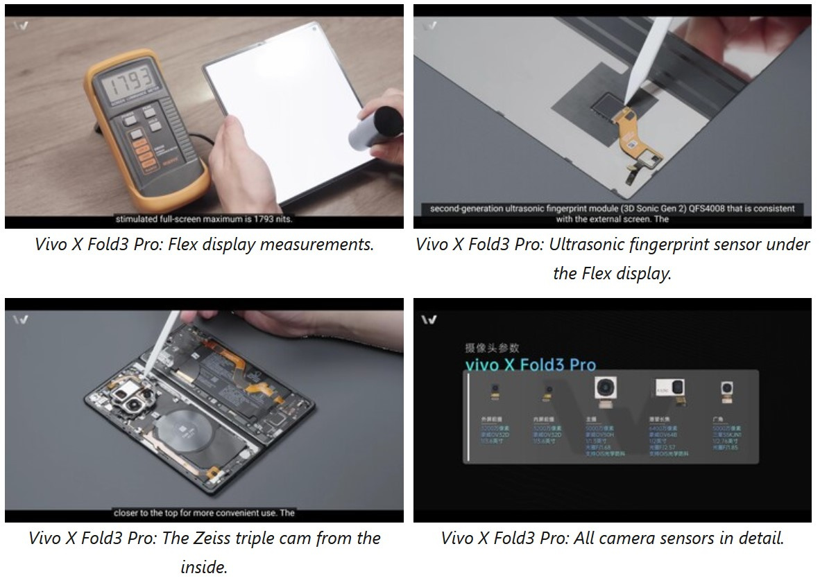 Самый тонкий складной смартфон Vivo X Fold3 Pro разобрали на видео