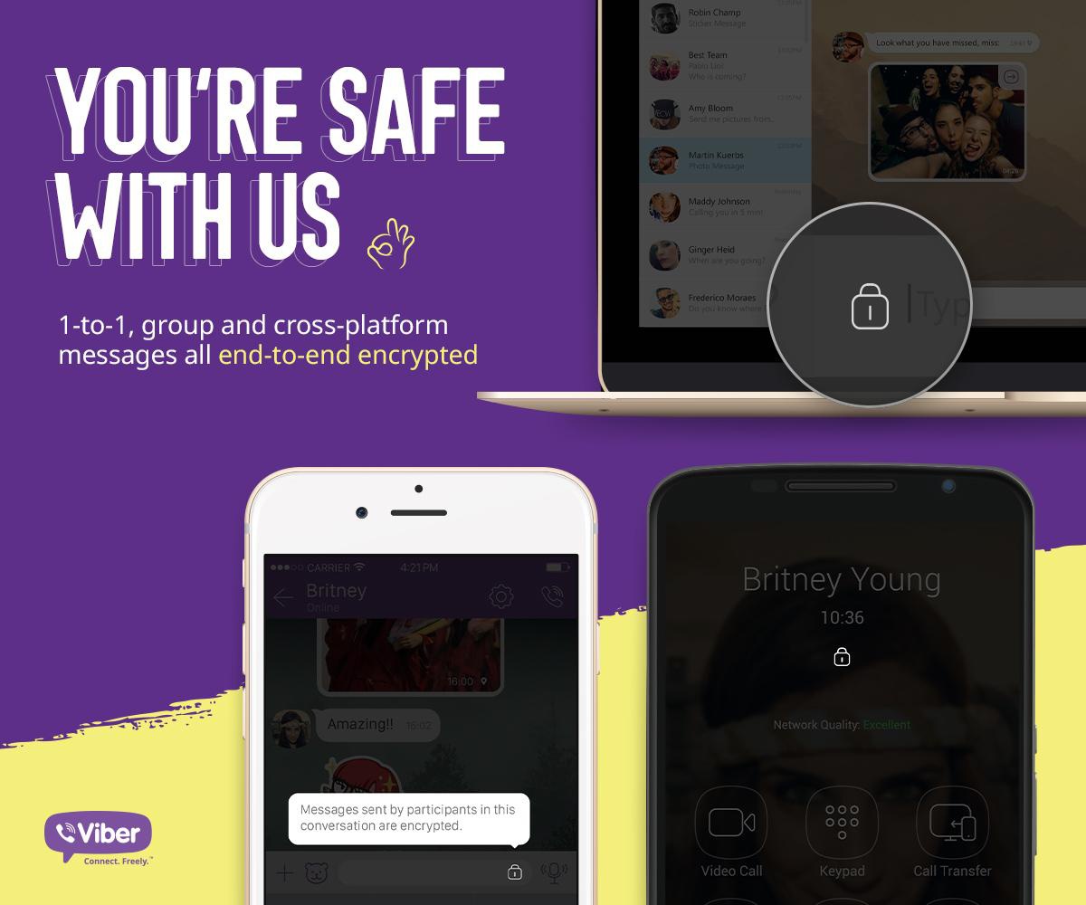 Viber ввел шифрование сообщений и скрытые чаты